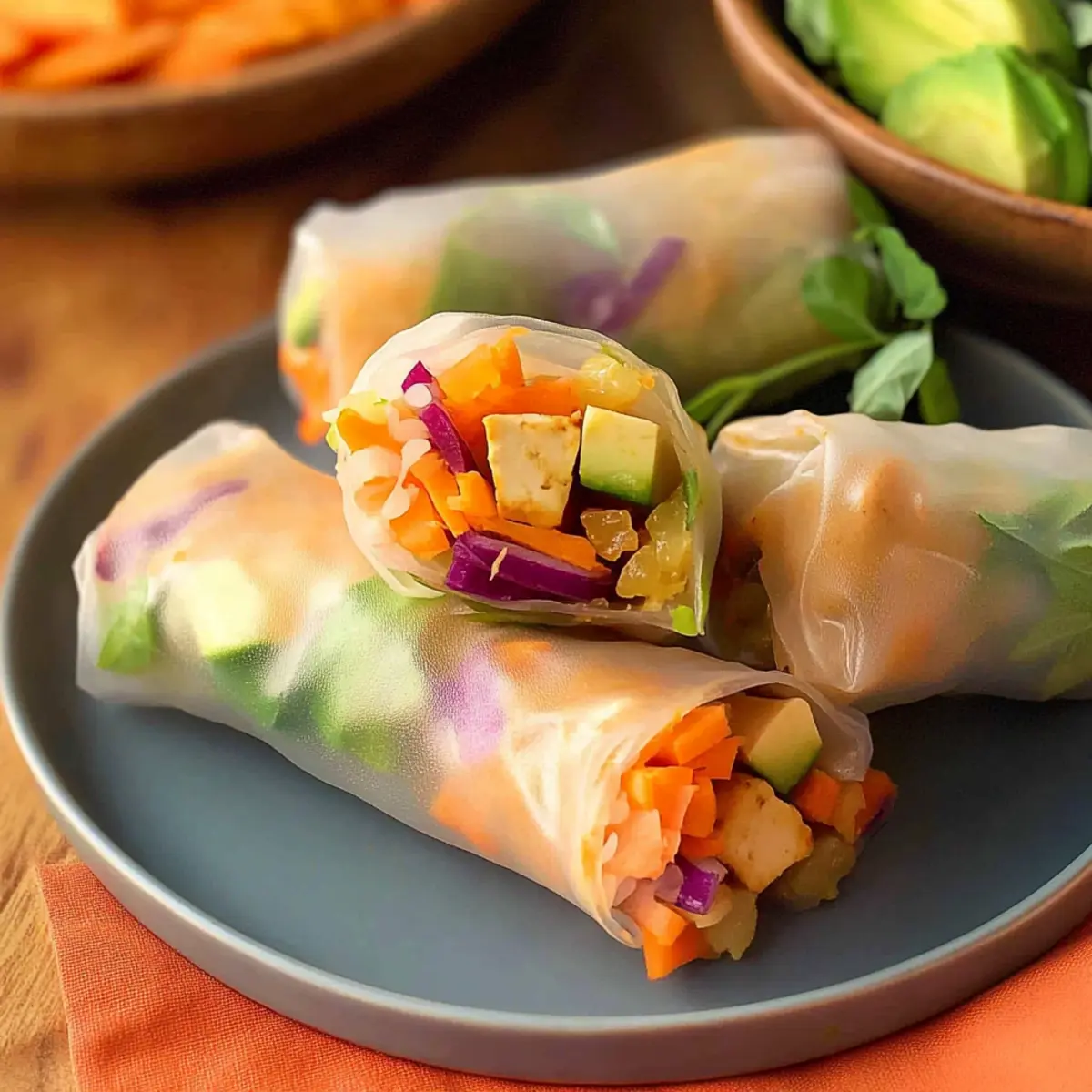 Vegan Summer Rolls: Fresh, Crunchy Delight with Peanut Sauce