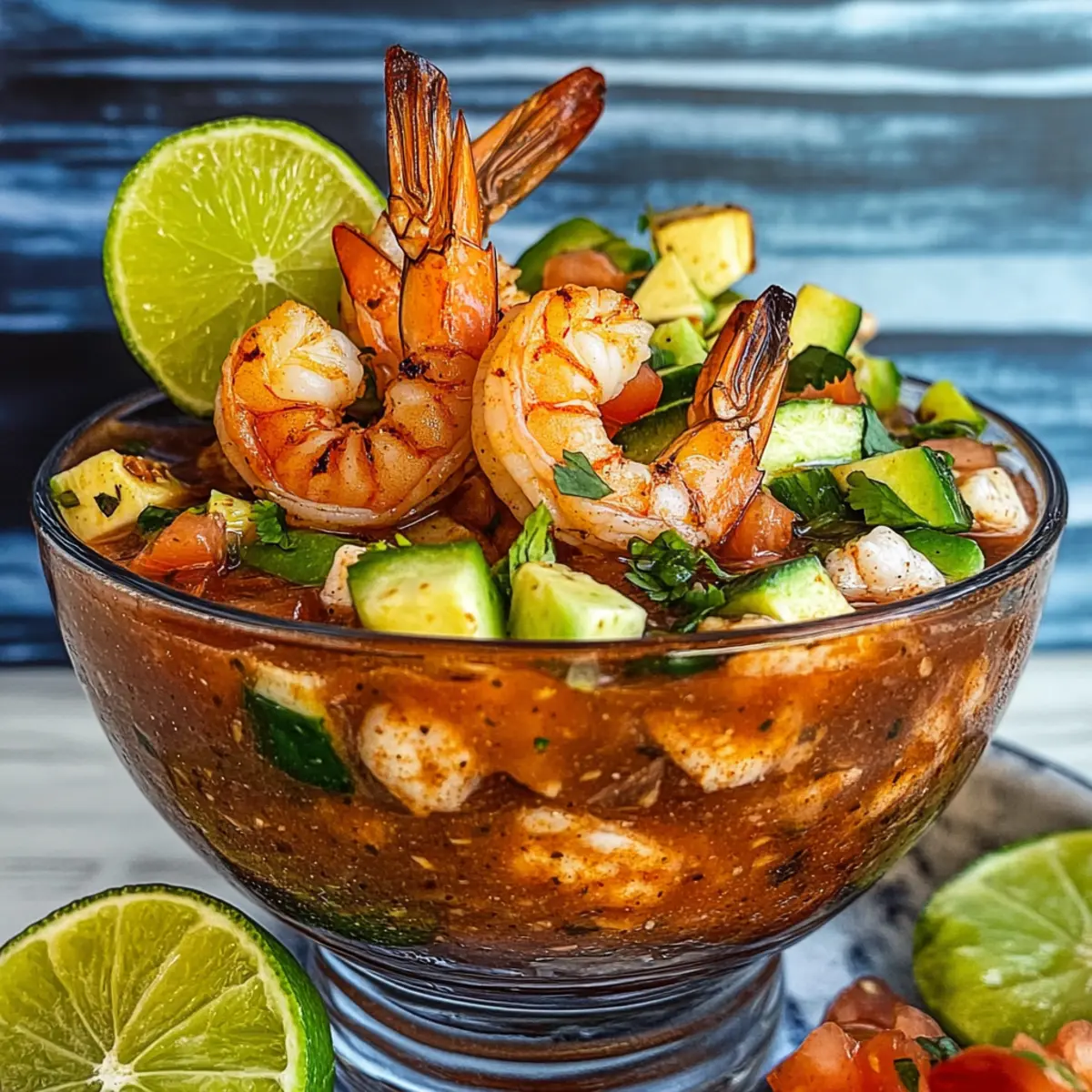 Grilled Campechana: Flavorful Mexican Shrimp Delight