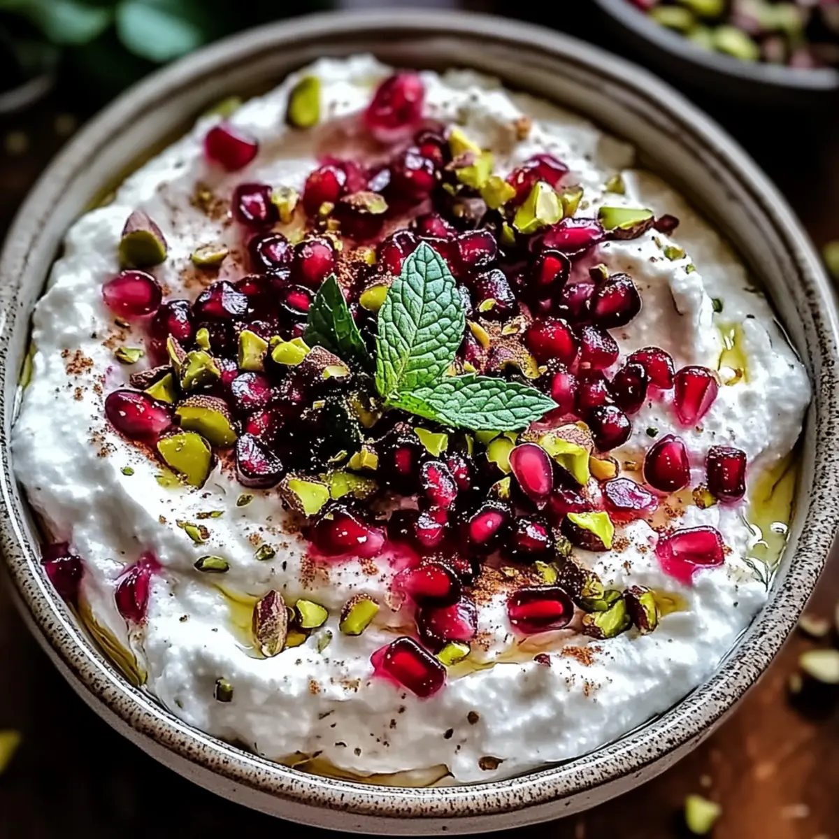 Pomegranate Pistachio Whipped Feta Dip: Instant Crowd-Pleaser