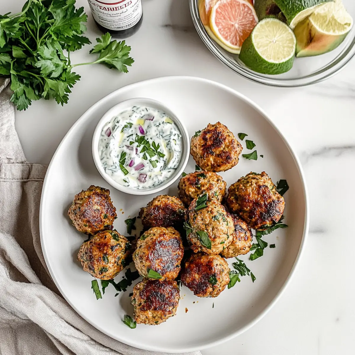 Savory Moroccan Chicken Meatballs for a Quick, Bright Dinner