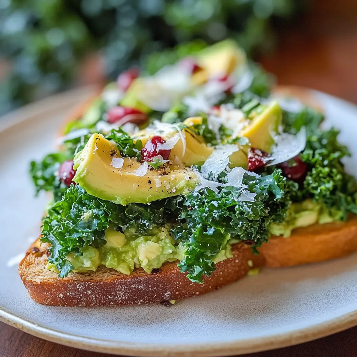 Kale Salad Avocado Toast: Refreshing Bliss Anytime