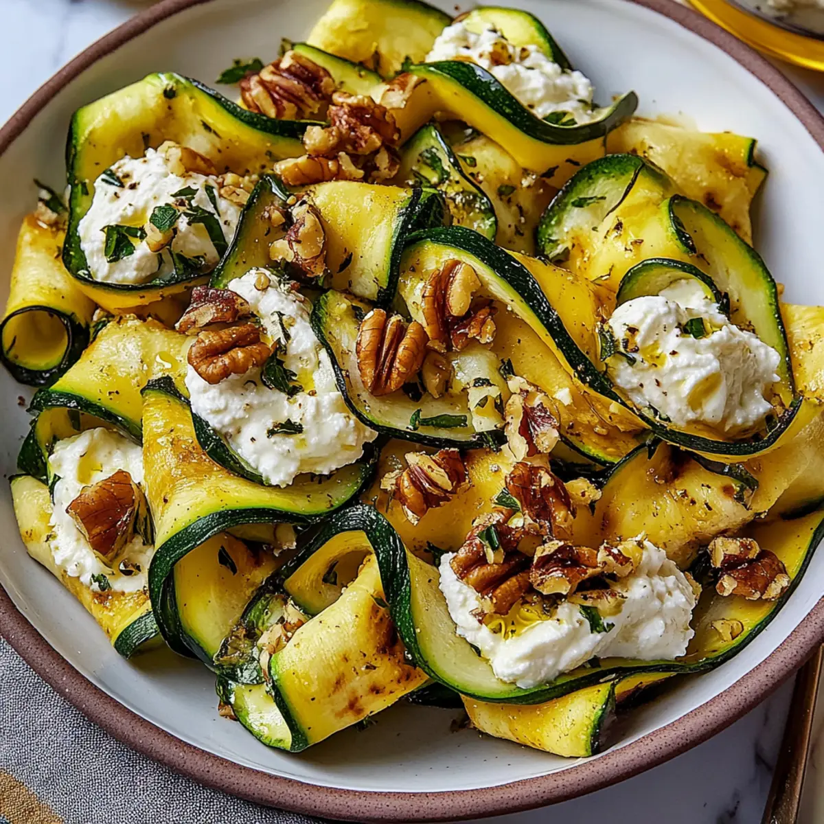 Grilled Zucchini With Ricotta & Walnuts for a Summer Feast