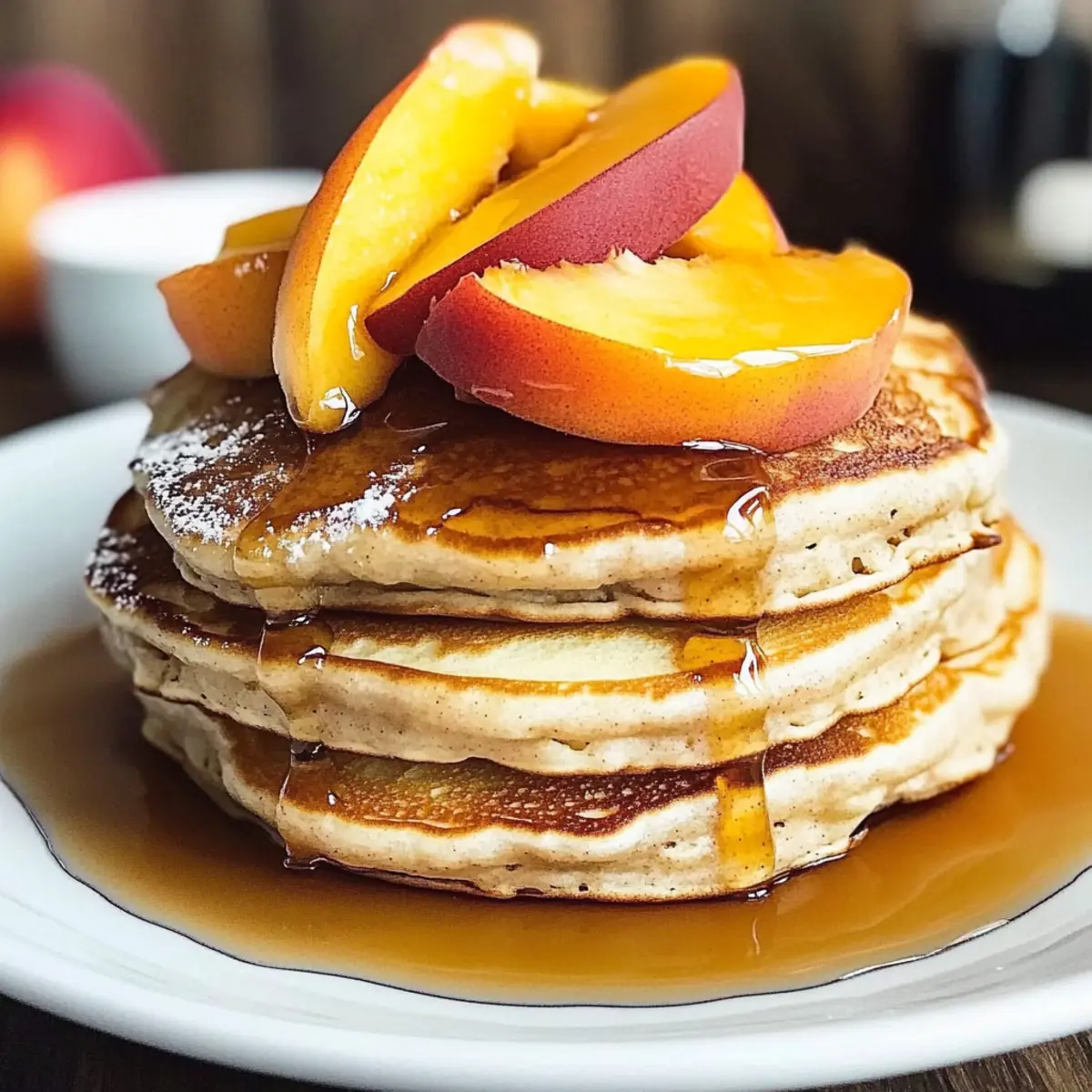 Brown Sugar Peach Pancakes: Summer’s Fluffy Morning Treat