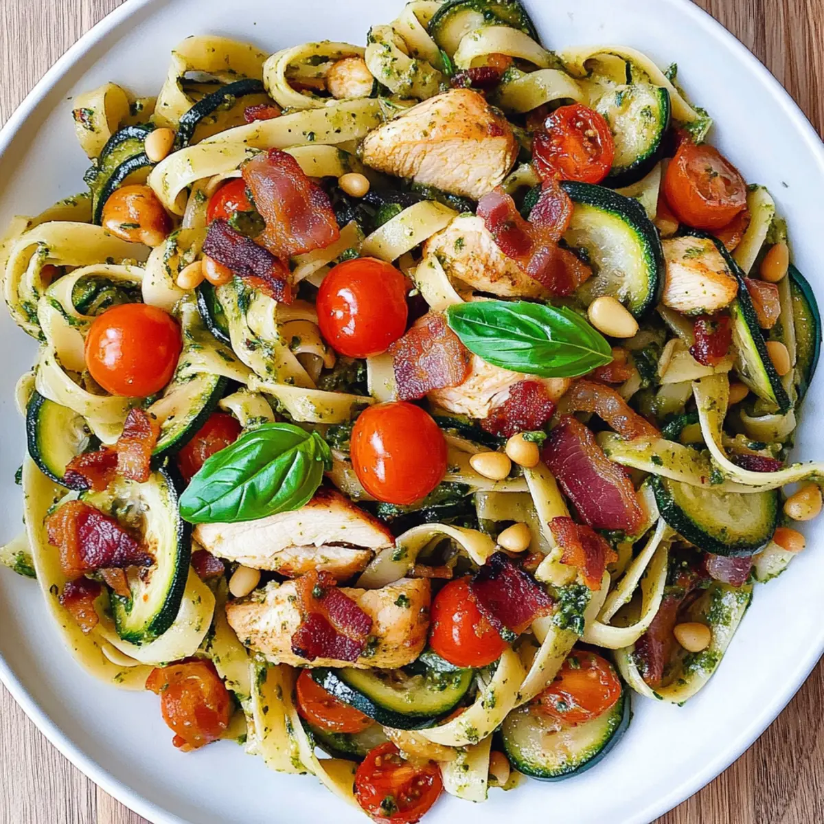 Chicken Bacon Zucchini Pasta – A Quick Family Favorite