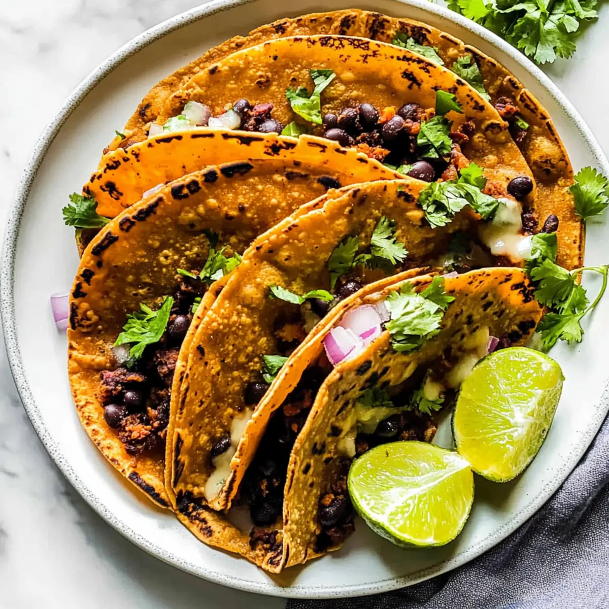 Crispy Black Bean Tacos that Will Wow Your Taste Buds
