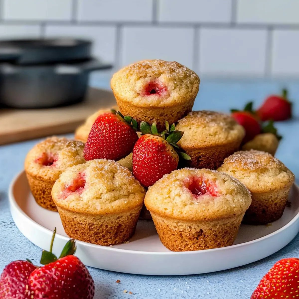 Deliciously Soft Vegan Strawberry Muffins You’ll Love