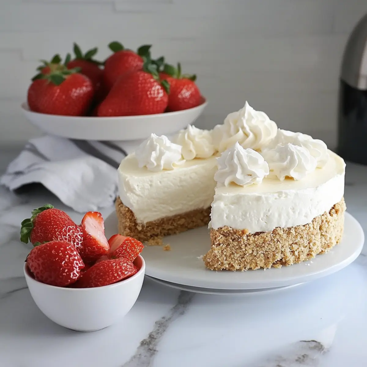 Irresistible No Bake Vanilla Cheesecake for Effortless Summer Fun
