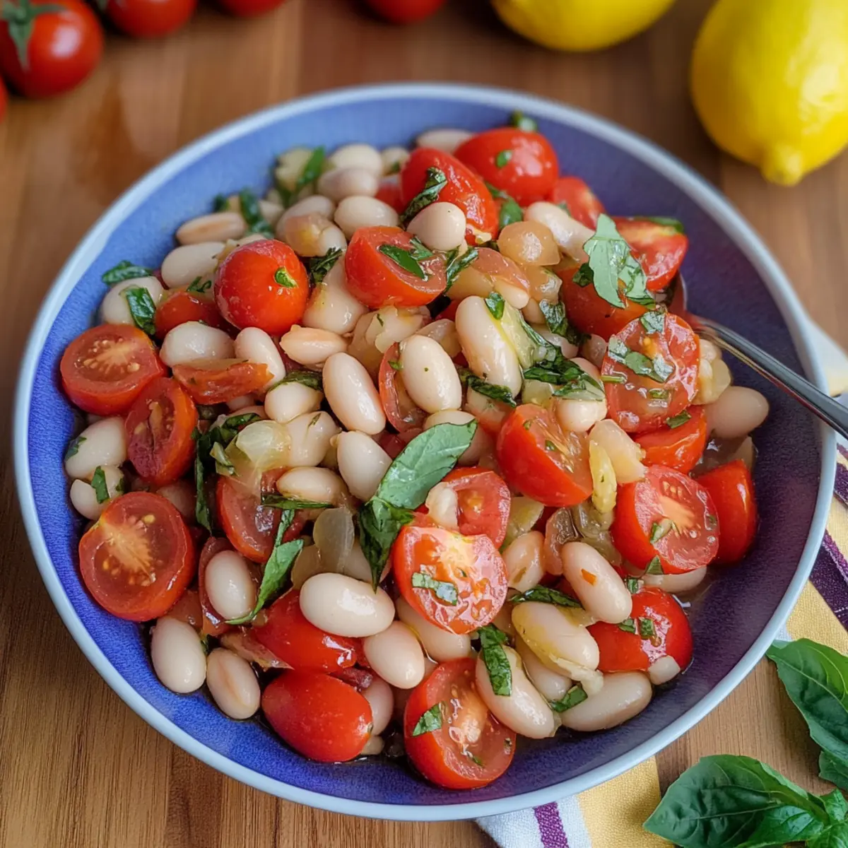 Delicious Cherry Tomato and White Bean Salad for Summer Picnics