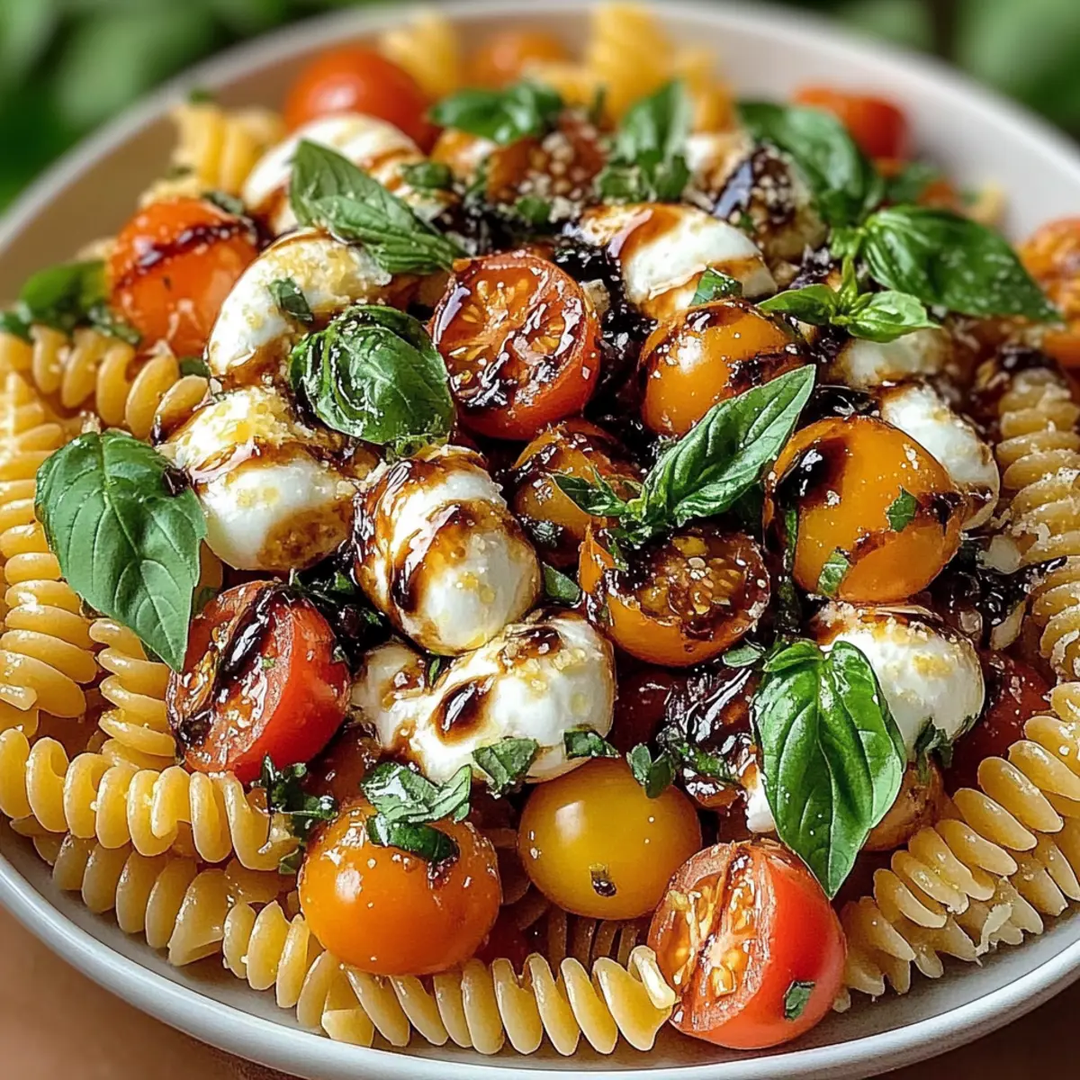 Summer Delight Caprese Pasta Salad: Fresh & Flavor-Packed Bliss
