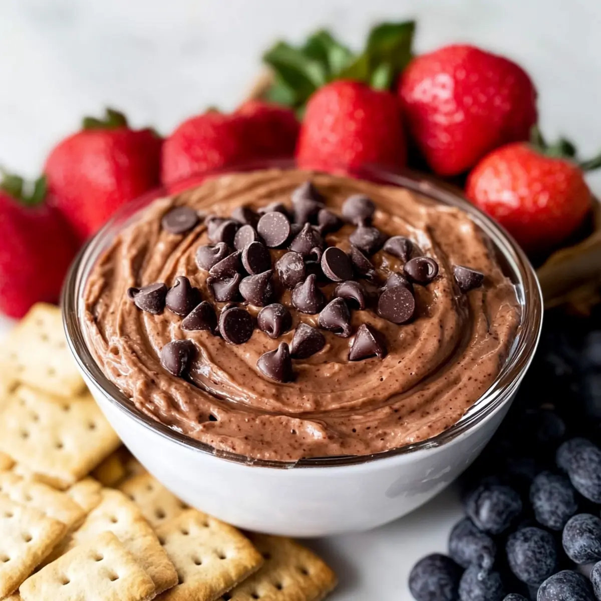 Decadent Brownie Batter Dip for Your Sweet Grazing Table