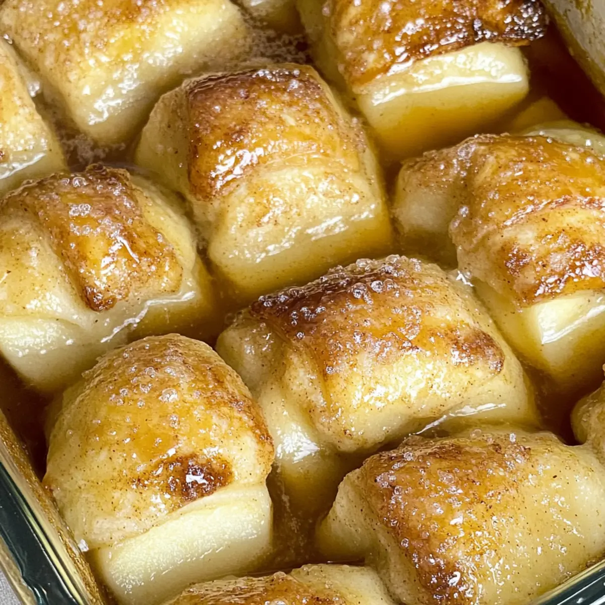 Warm Apple Dumplings with Lemon Soda for Cozy Nights