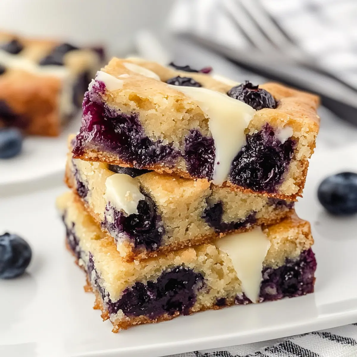 Delicious Blueberry Blondies for Sweet Summer Indulgence