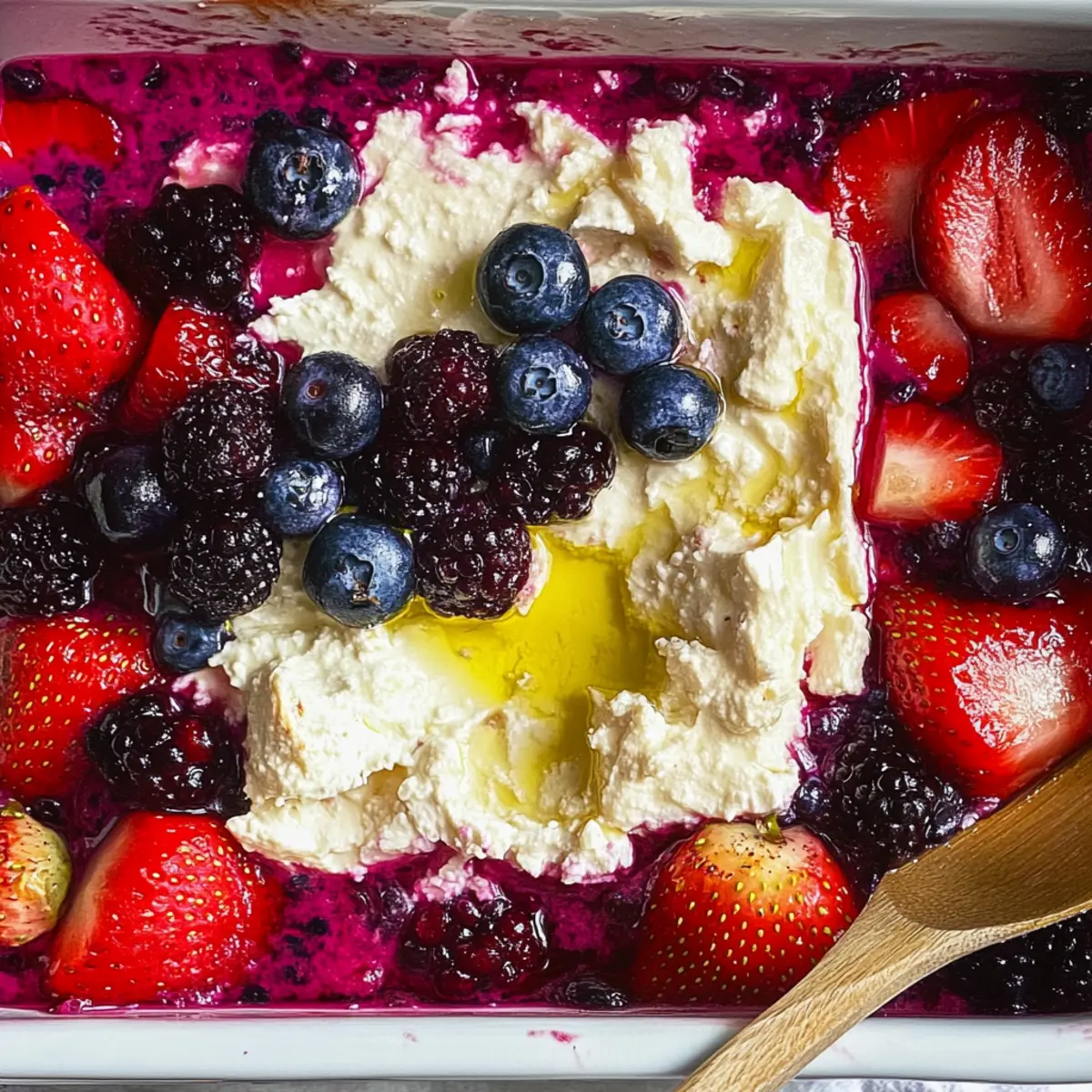 Creamy Baked Feta Berry Dip for the Perfect Summer Treat
