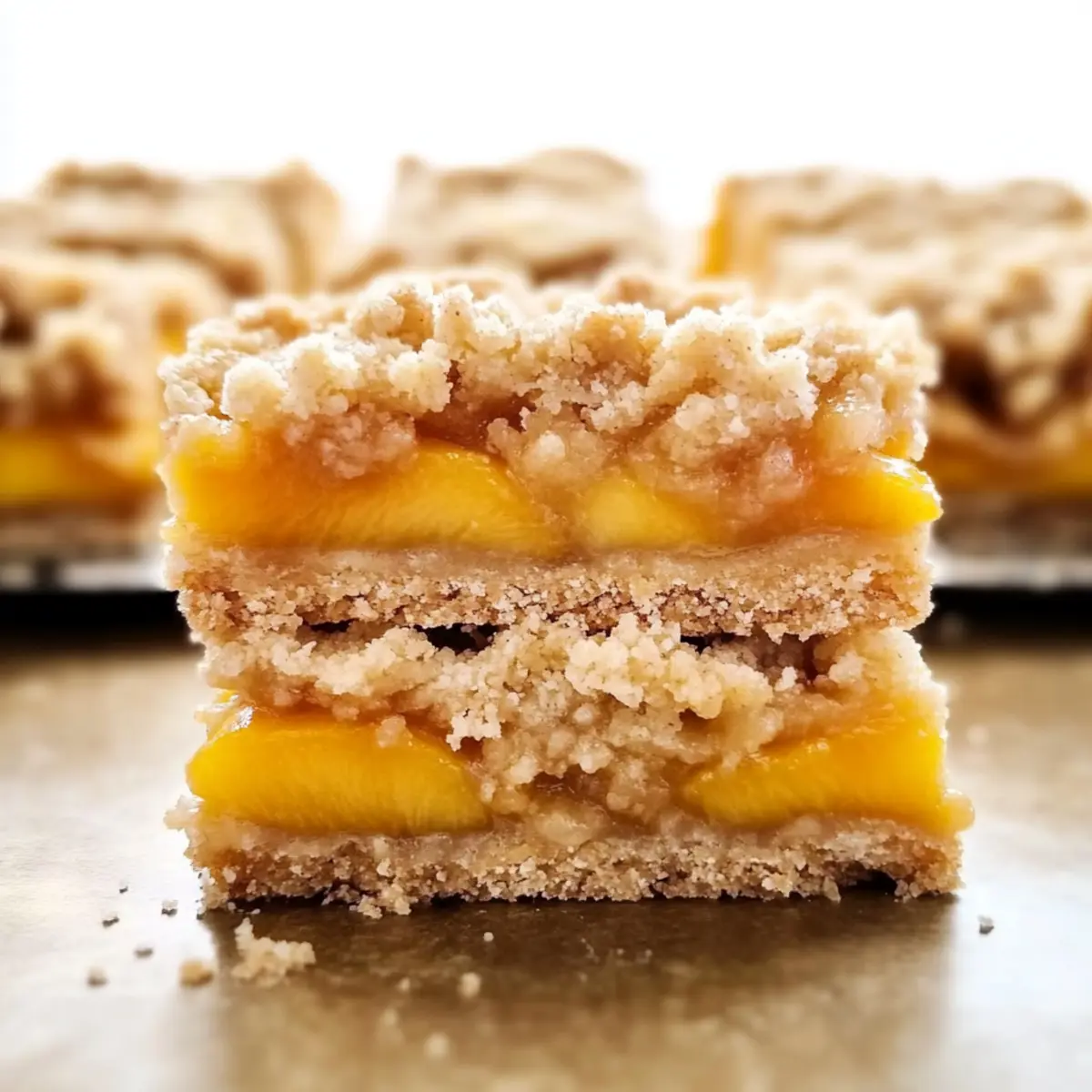 Peach Crumb Bars: Buttery Bliss Every Peach Lover Craves