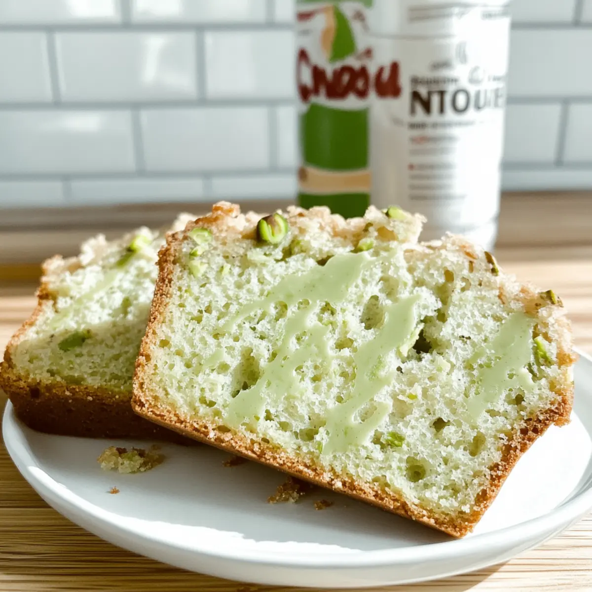 Soft and Irresistibly Easy Pistachio Pudding Bread Recipe