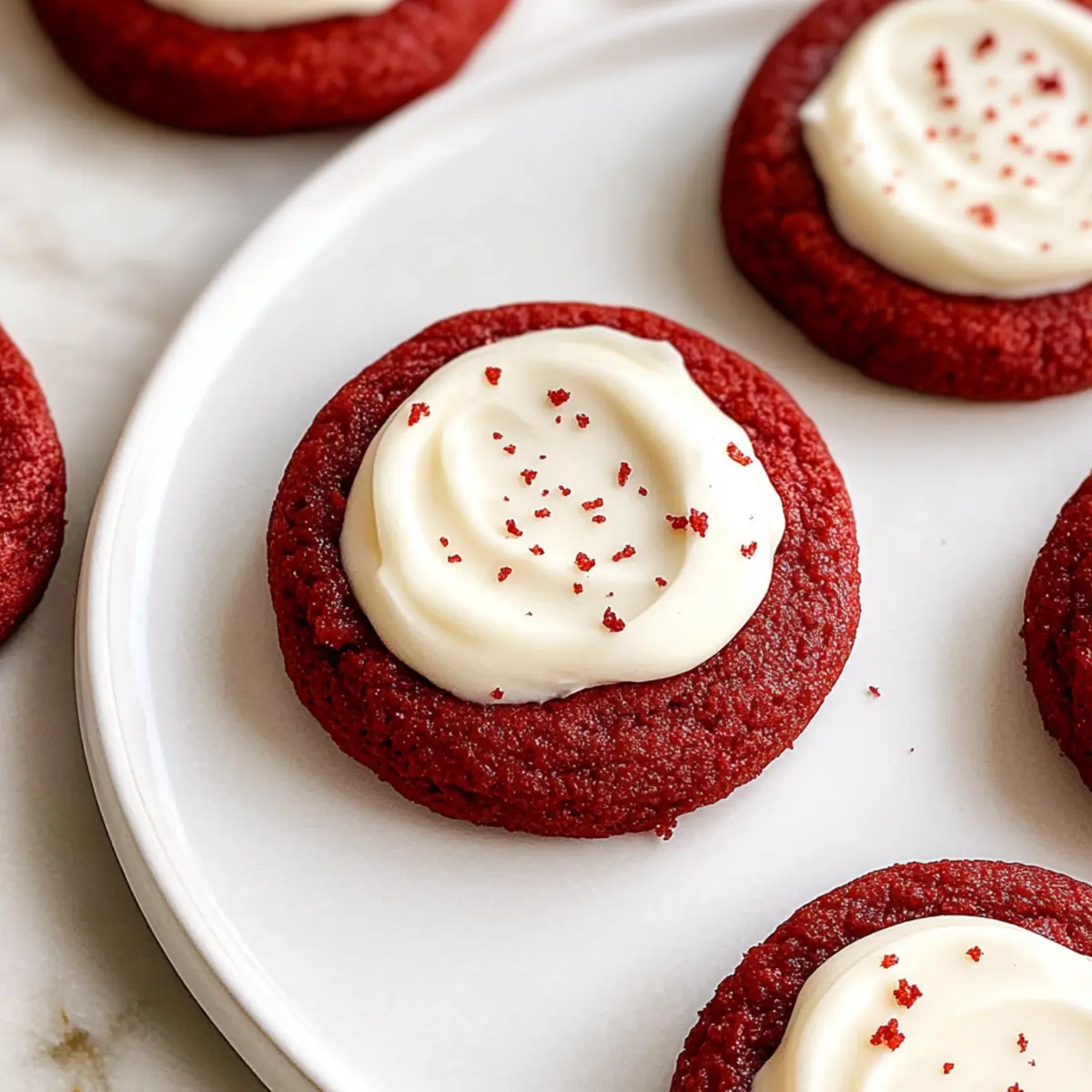 Irresistible Red Velvet Cookies with Cream Cheese Frosting Recipe