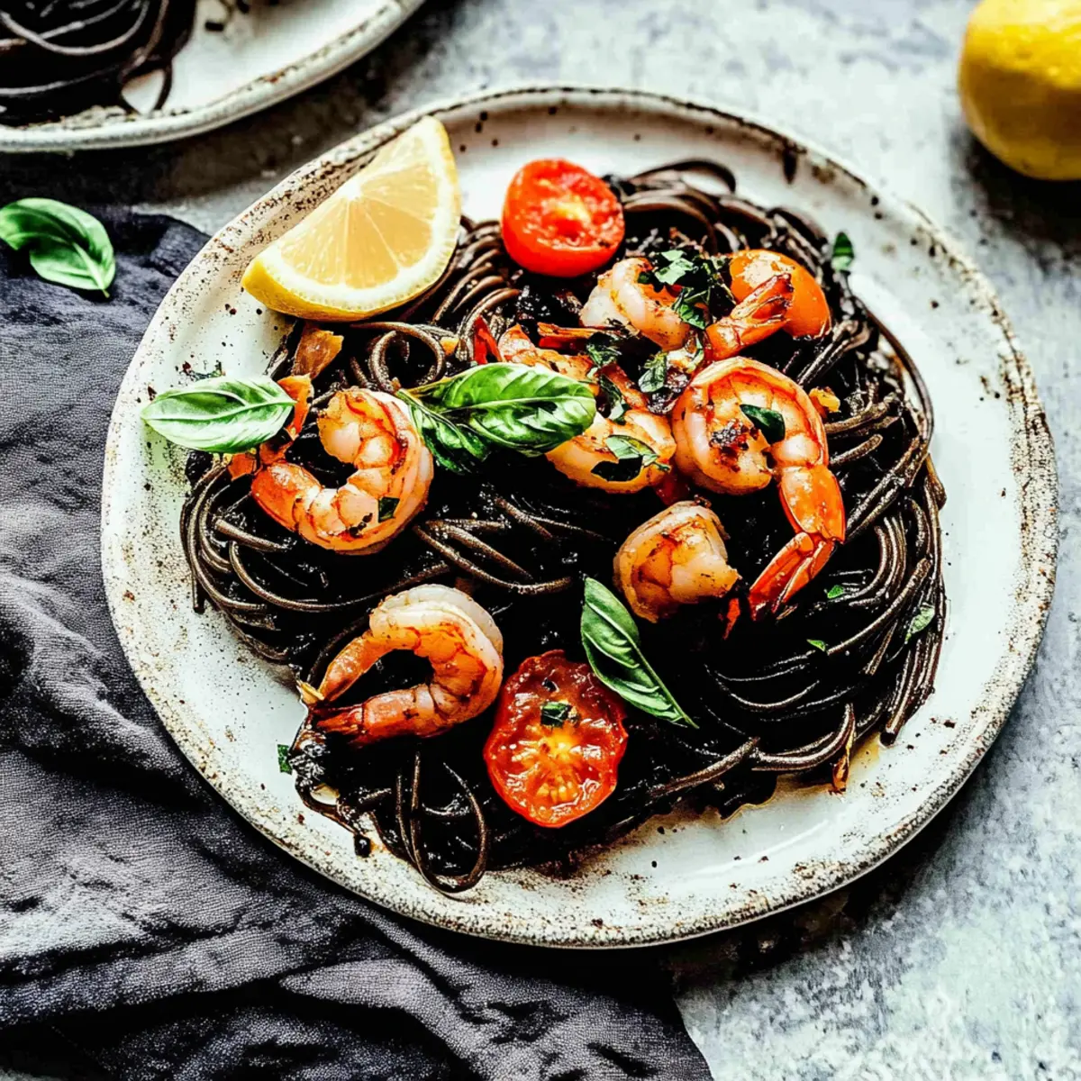 Squid Ink Pasta with Shrimp: A Bold 30-Minute Feast
