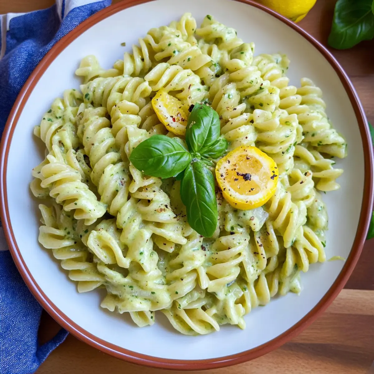 Creamy Lemon Basil Pasta for a Fresh, Easy Dinner Delight