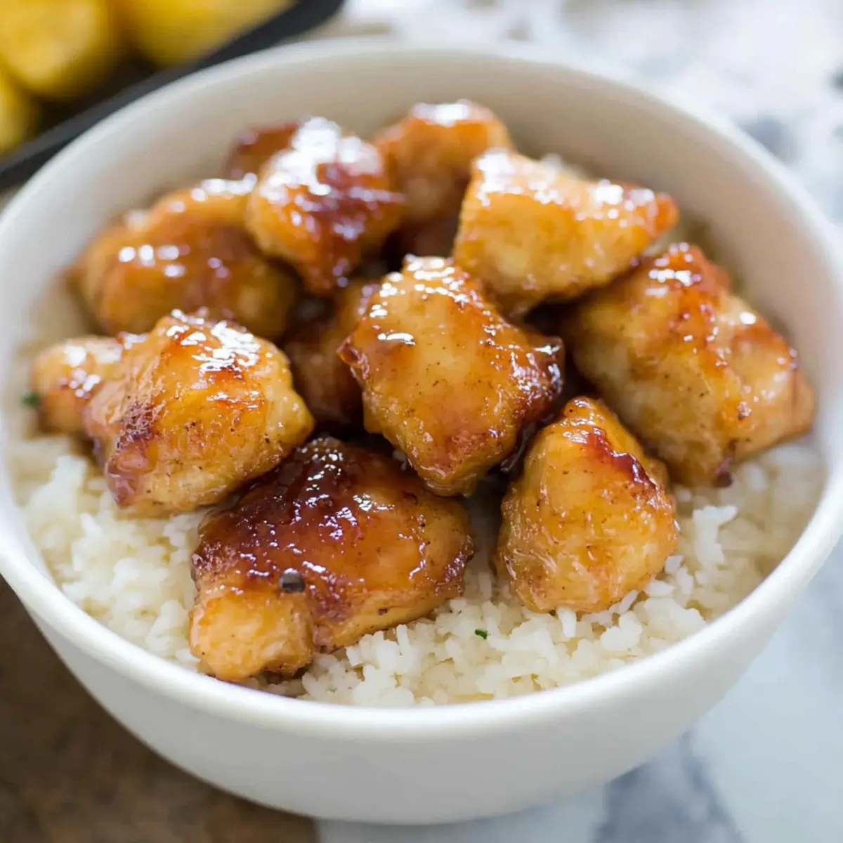 Irresistible Baked Sticky Chicken Glazed with Pineapple