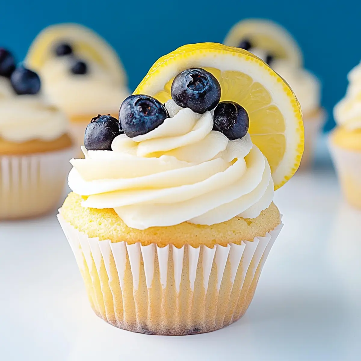 Lemon Blueberry Cupcakes That Brighten Your Day