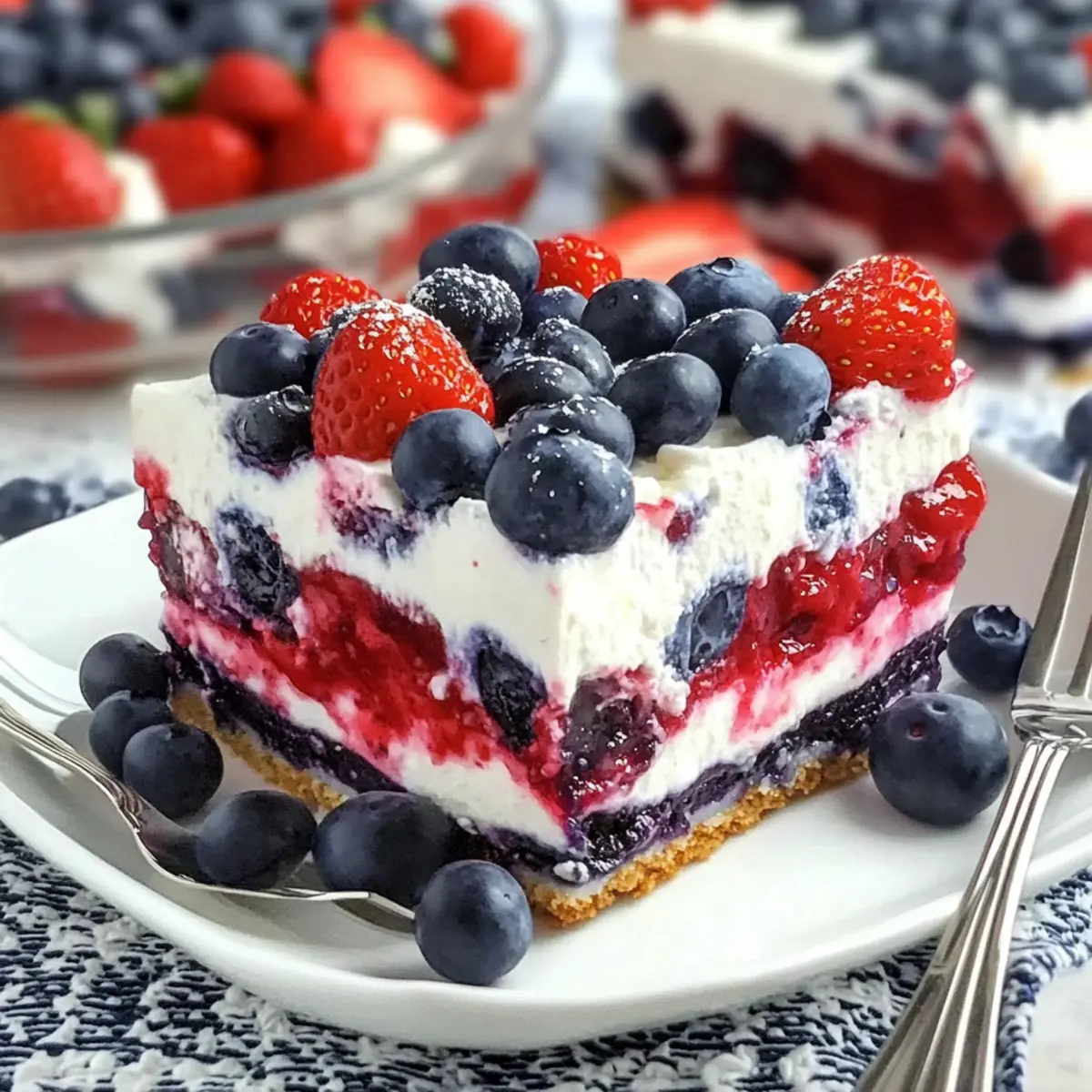 No Bake Summer Berry Lasagna: Refreshing Layers of Delight