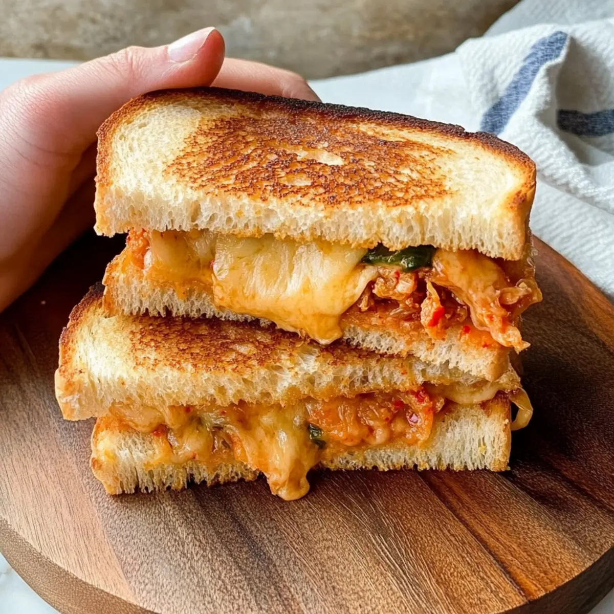 Kimchi Grilled Cheese: A Flavor-Packed Comfort Food Delight