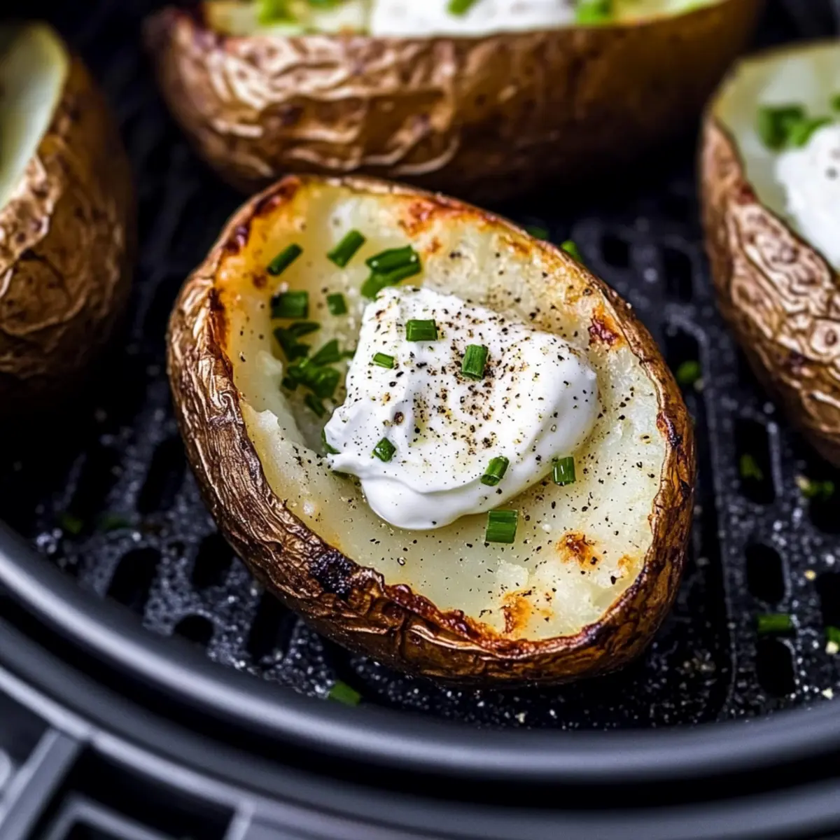Air Fryer Baked Potato: Crispy Skins & Fluffy Goodness