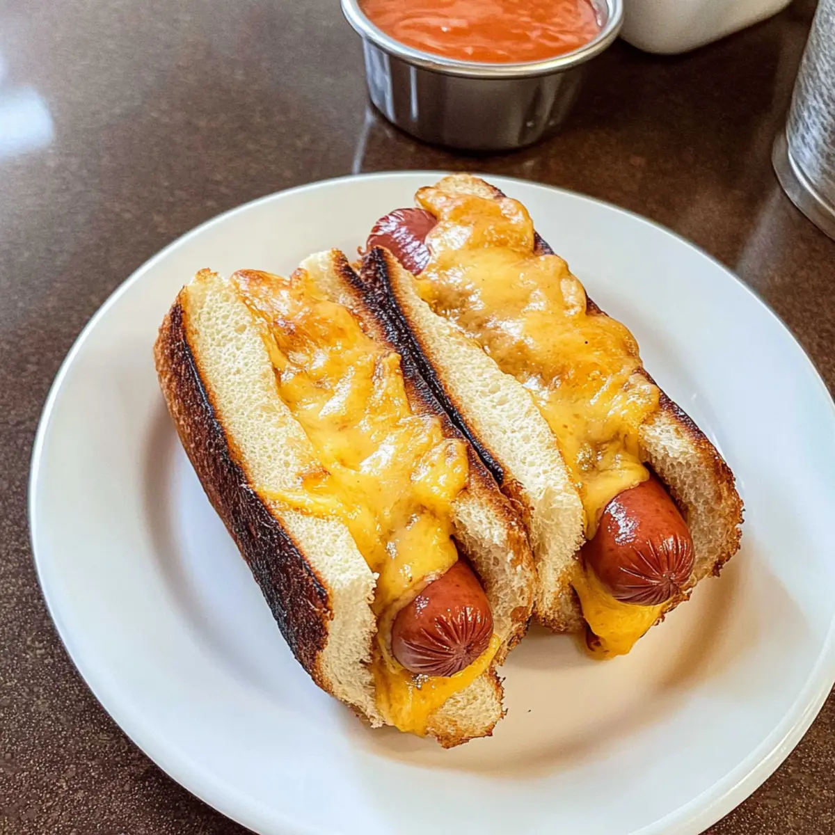 Air Fryer Grilled Cheese Hot Dogs: Quick & Cheesy Delight