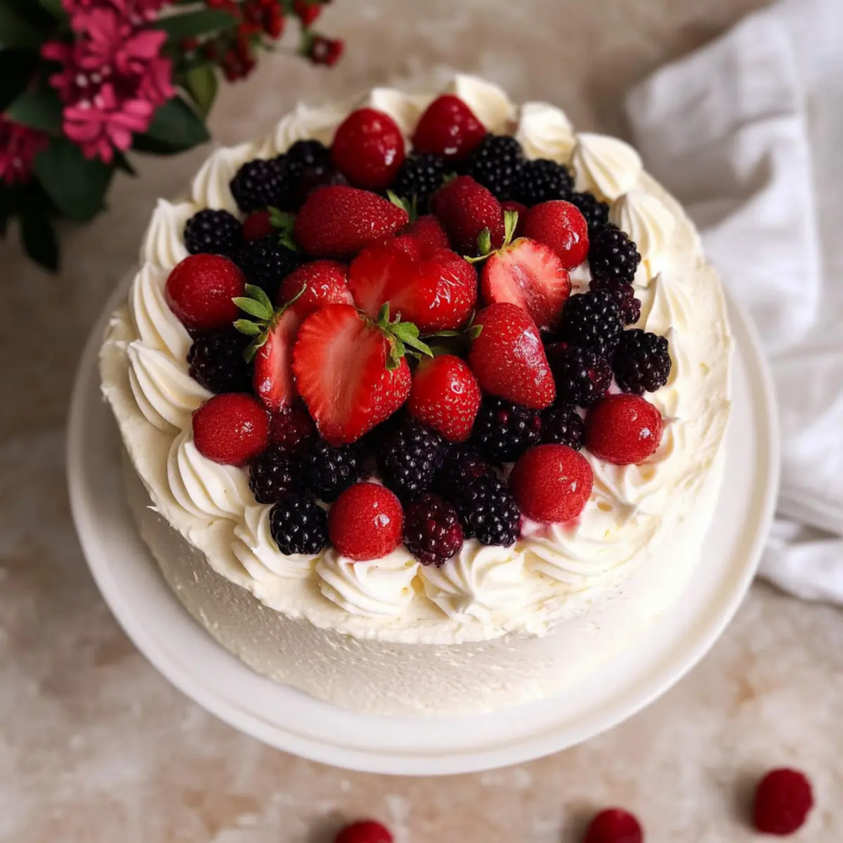 Berry Chantilly Cake: A Cloud-like Summer Delight