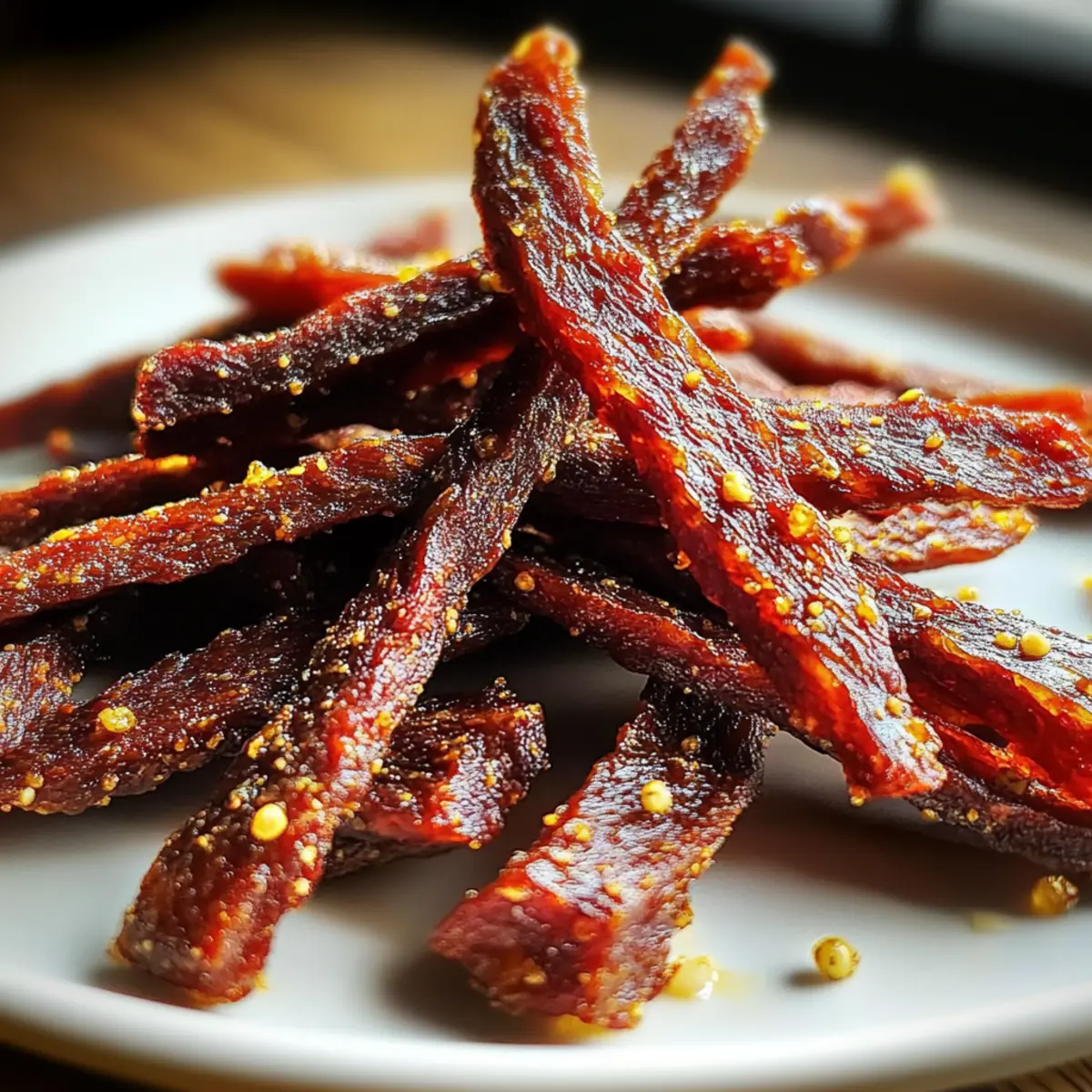 Irresistible Spicy Honey BBQ Beef Jerky for Snack Lovers