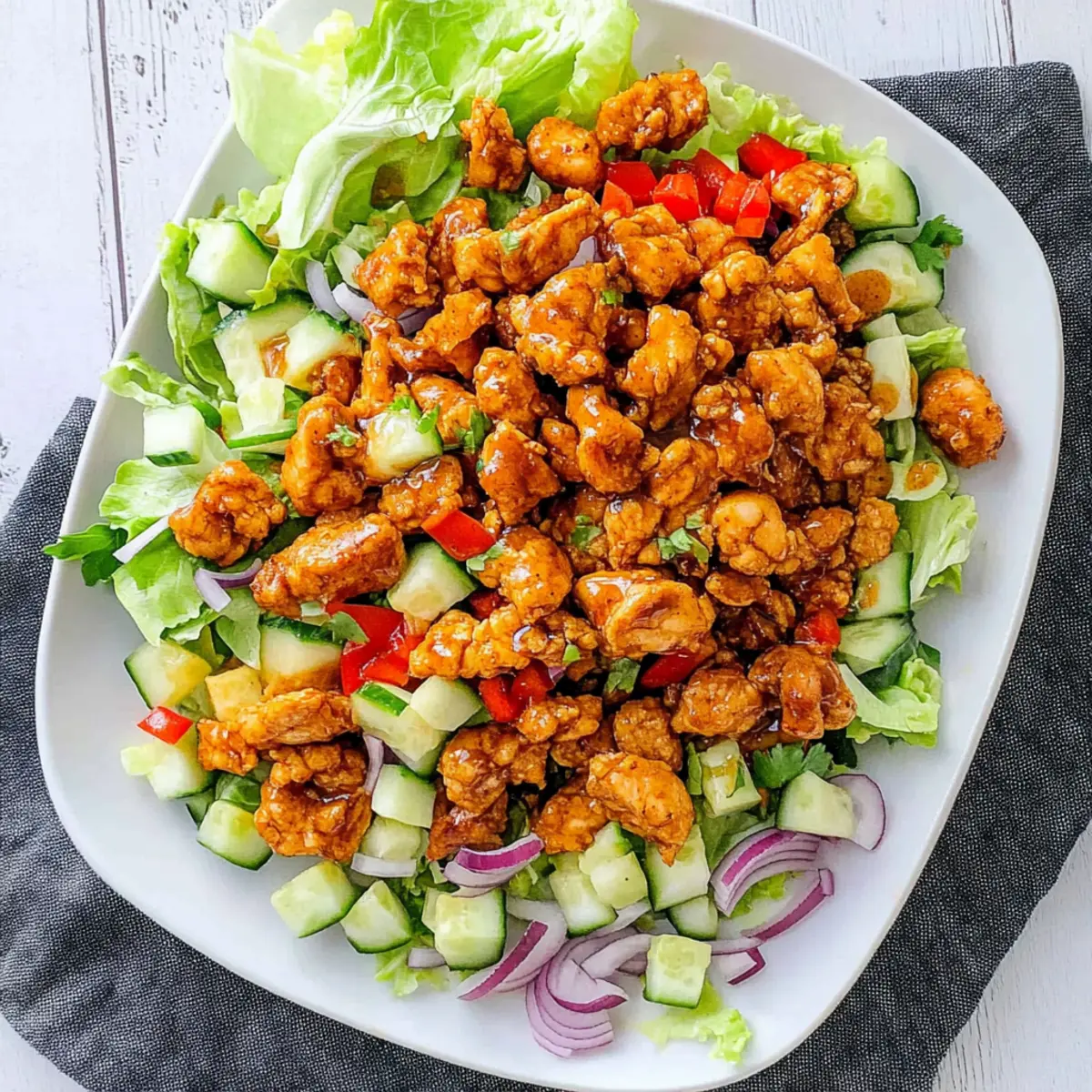 Honey Hot Chicken Salad: Sweet, Spicy, and Super Satisfying