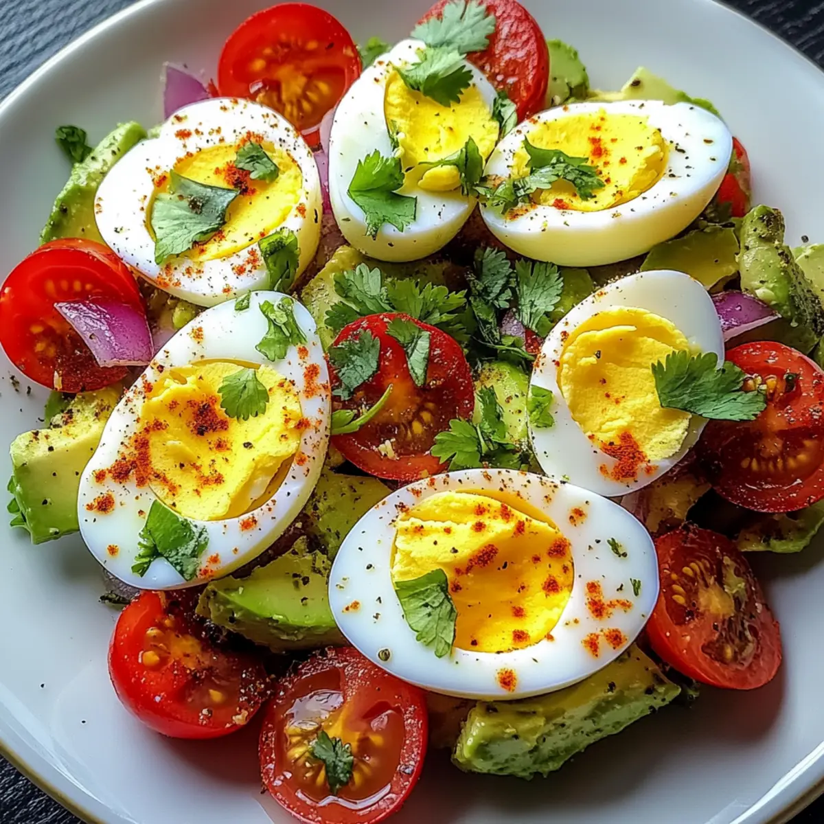 Energizing Workout Egg Avocado Salad for Quick Recovery