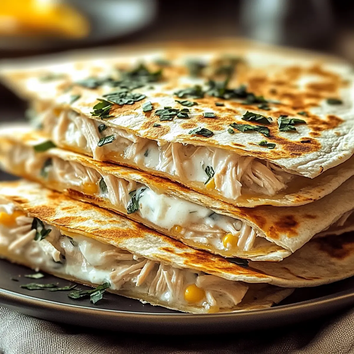 Quick and Tasty Chicken Ranch Quesadilla for Busy Nights