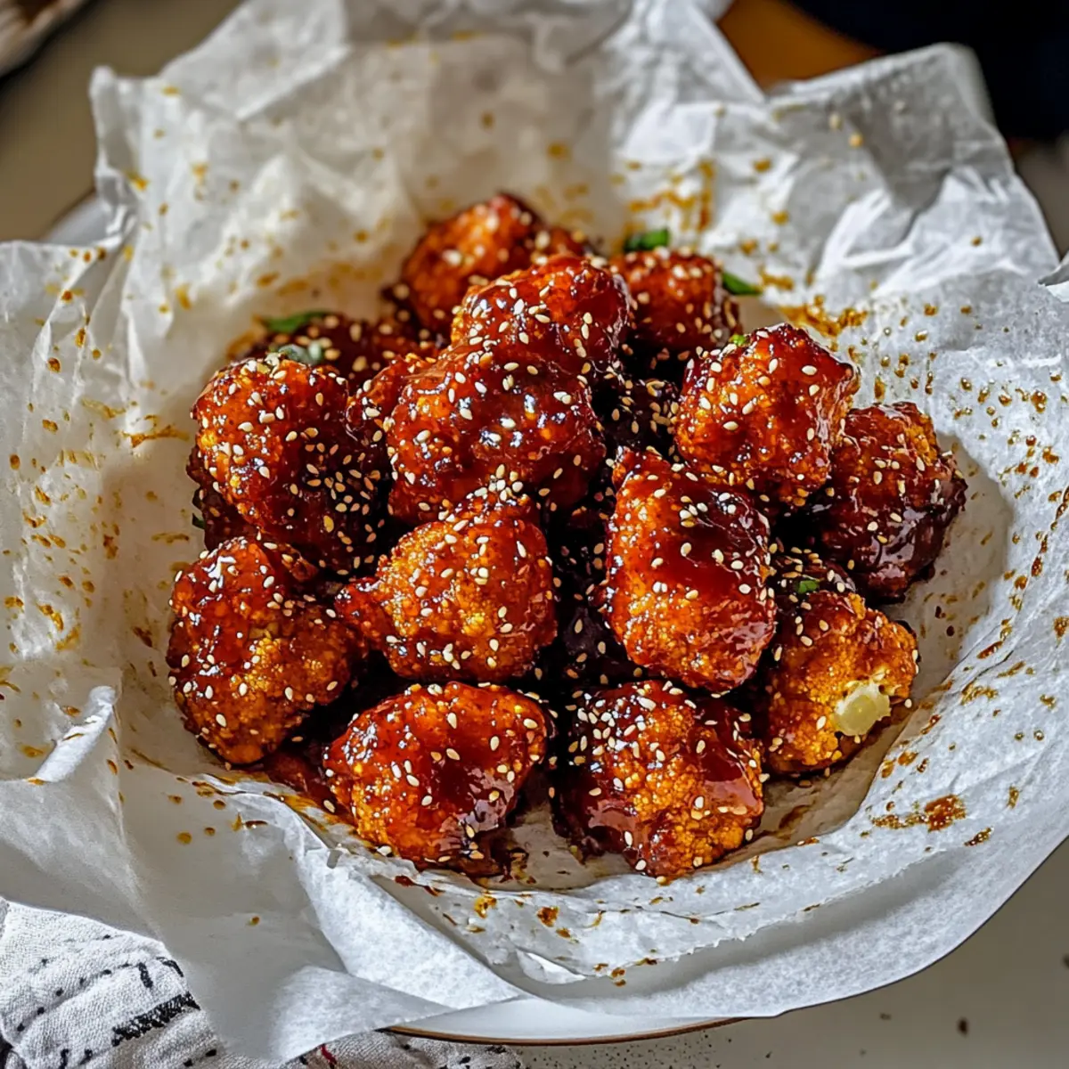 Crispy Korean Baked Cauliflower: A Guilt-Free Delight
