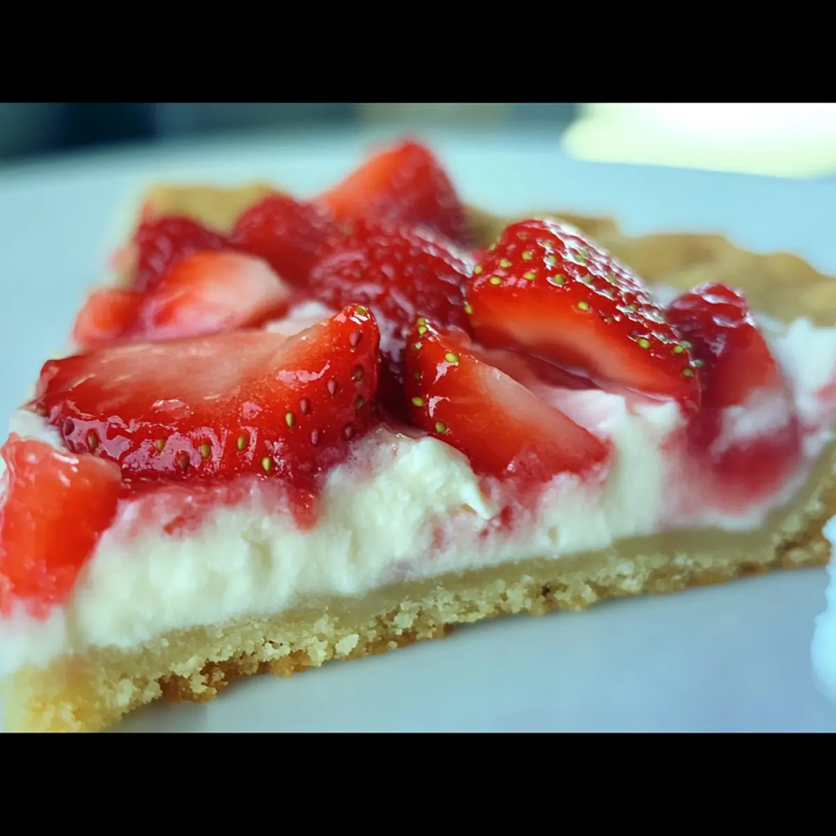 Summer Strawberry Pizza Bliss - A Refreshing Twist on Dessert