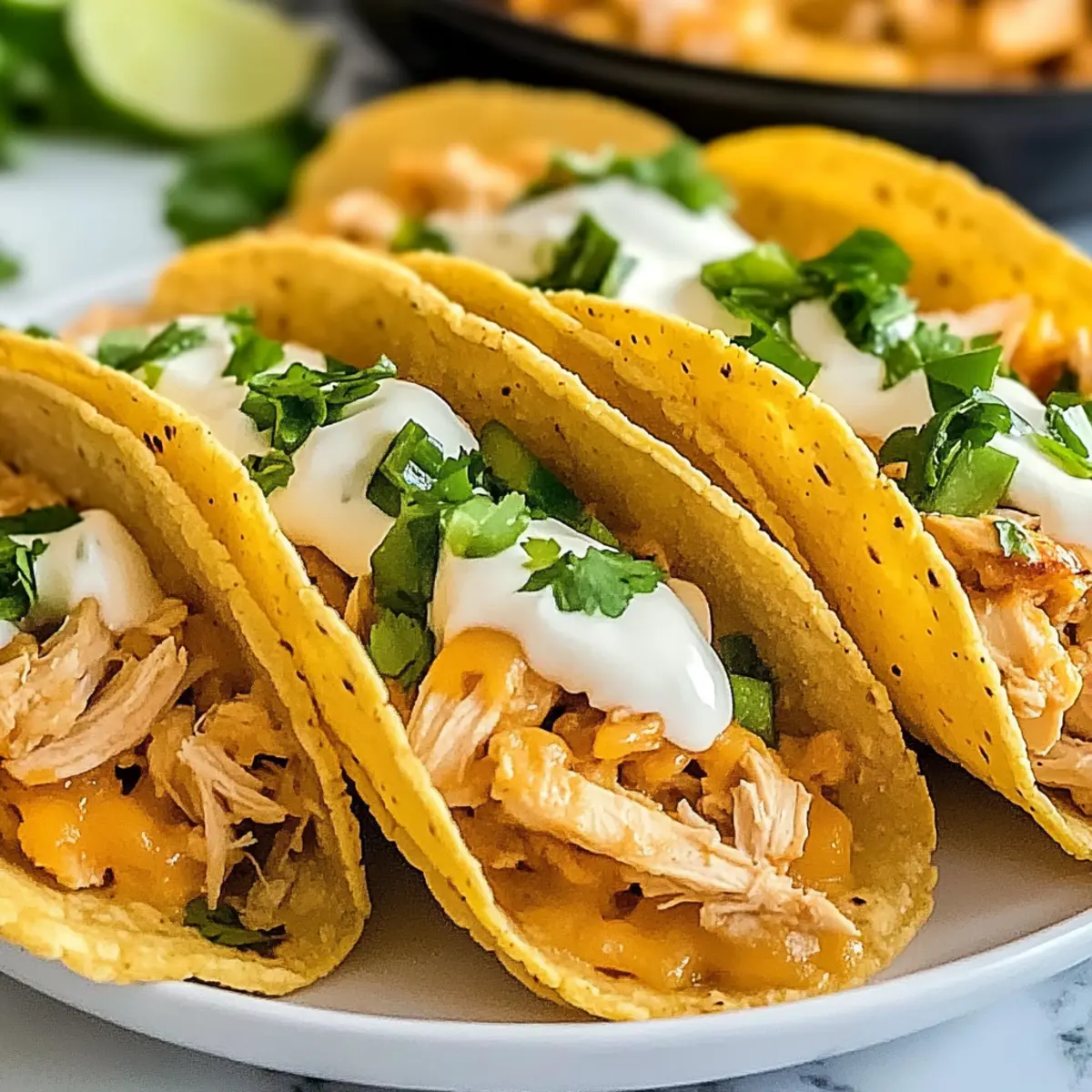 Quick and Easy 30 Minute Mini Baked Chicken Tacos Delight