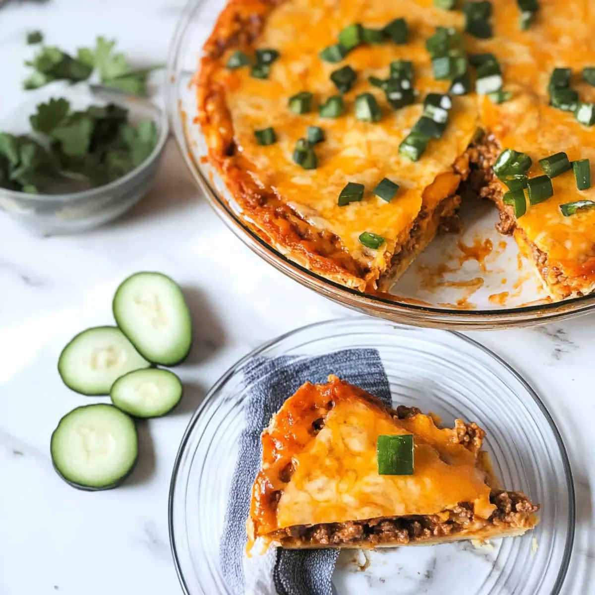 Crustless Keto Taco Pie: A Flavorful Low-Carb Delight