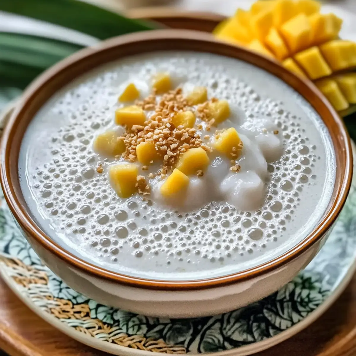 Thai Coconut Sago Pudding: Refreshing Vegan Delight