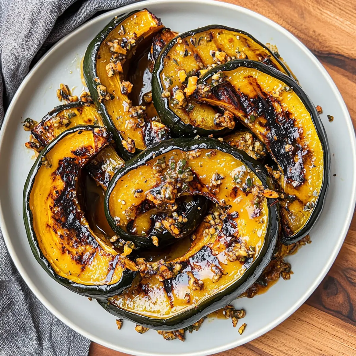 Grilled Acorn Squash with Maple Butter – Fall's Sweet Delight
