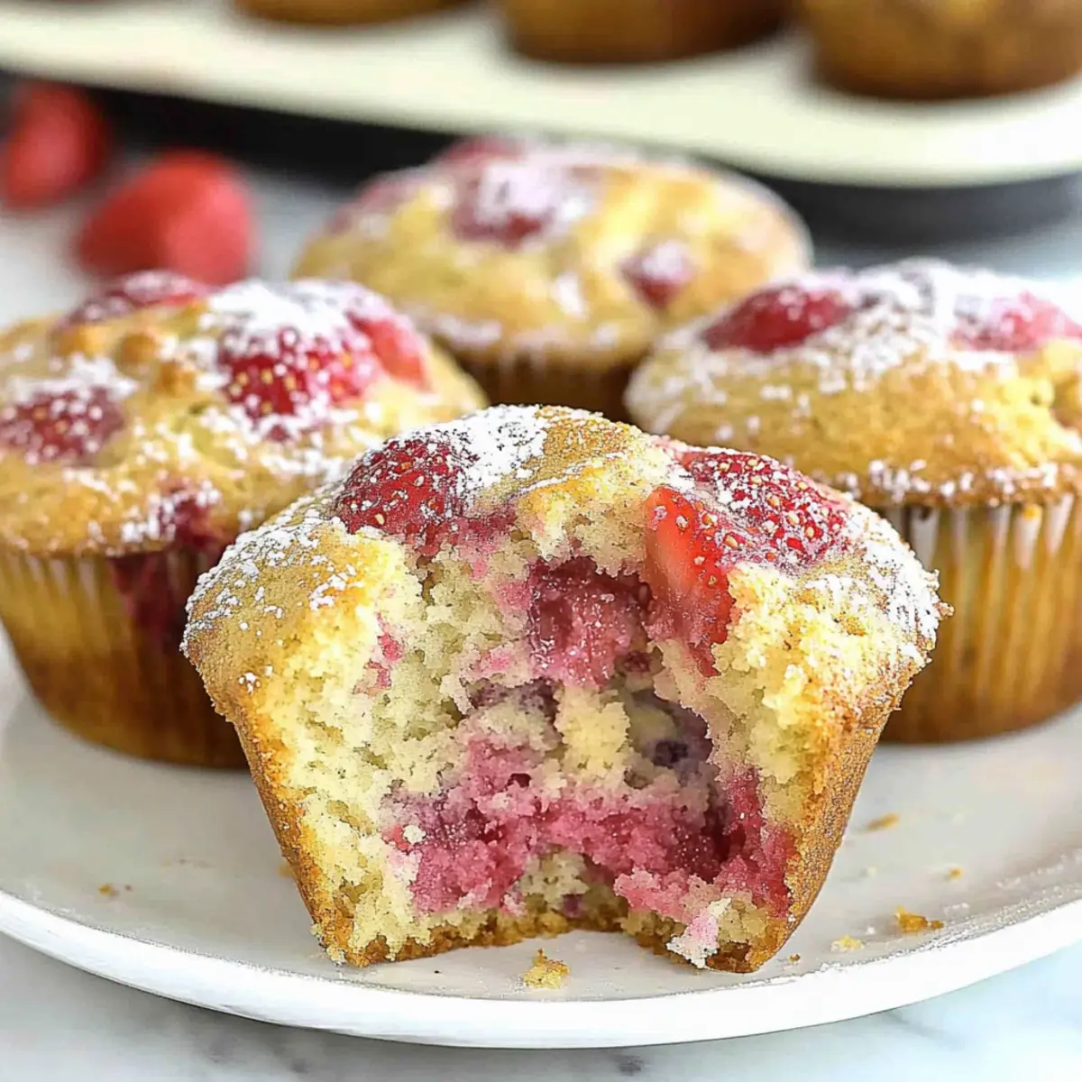 Deliciously Soft Strawberry Muffins for Sweet Mornings