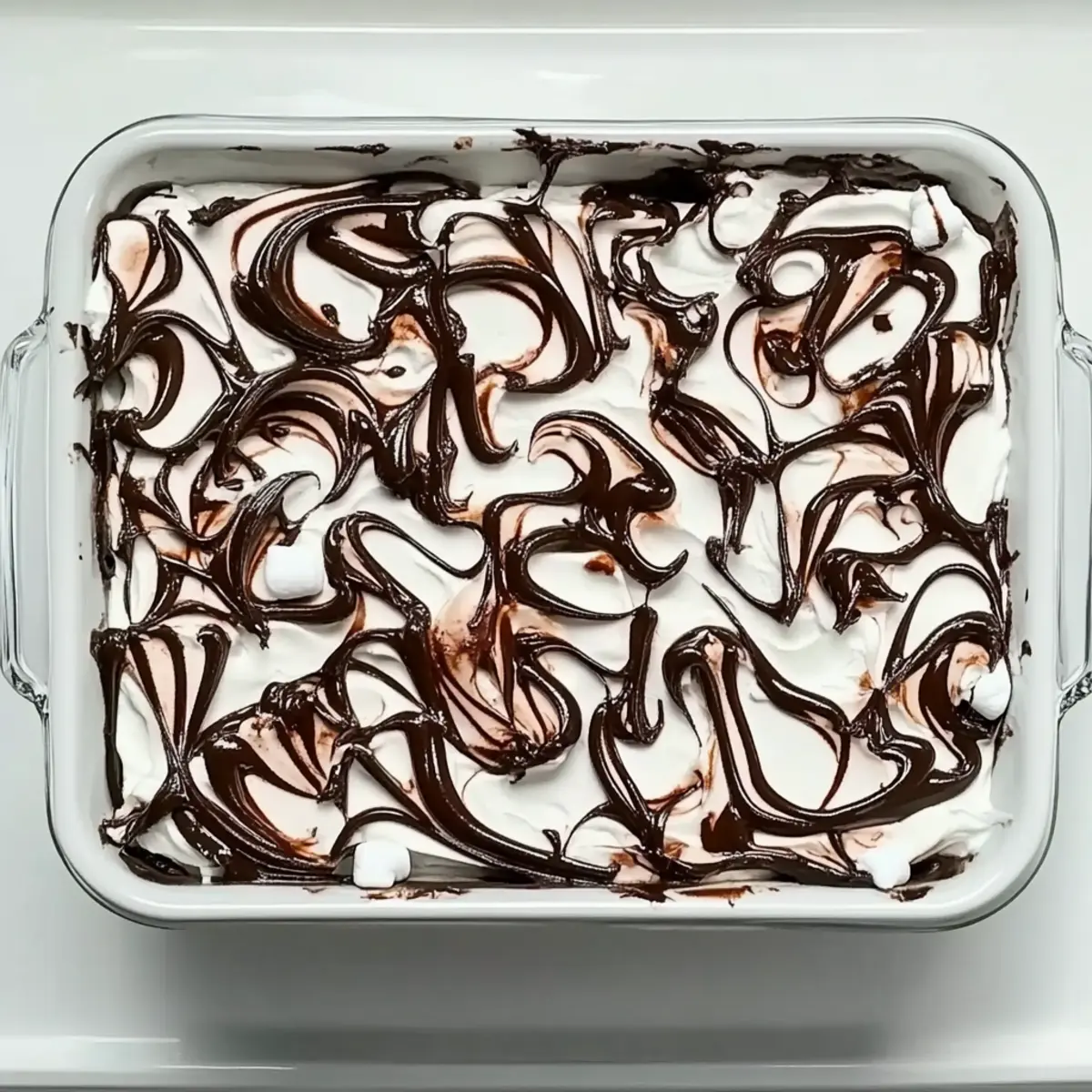 Indulge in This Heavenly Marshmallow Chocolate Poke Cake