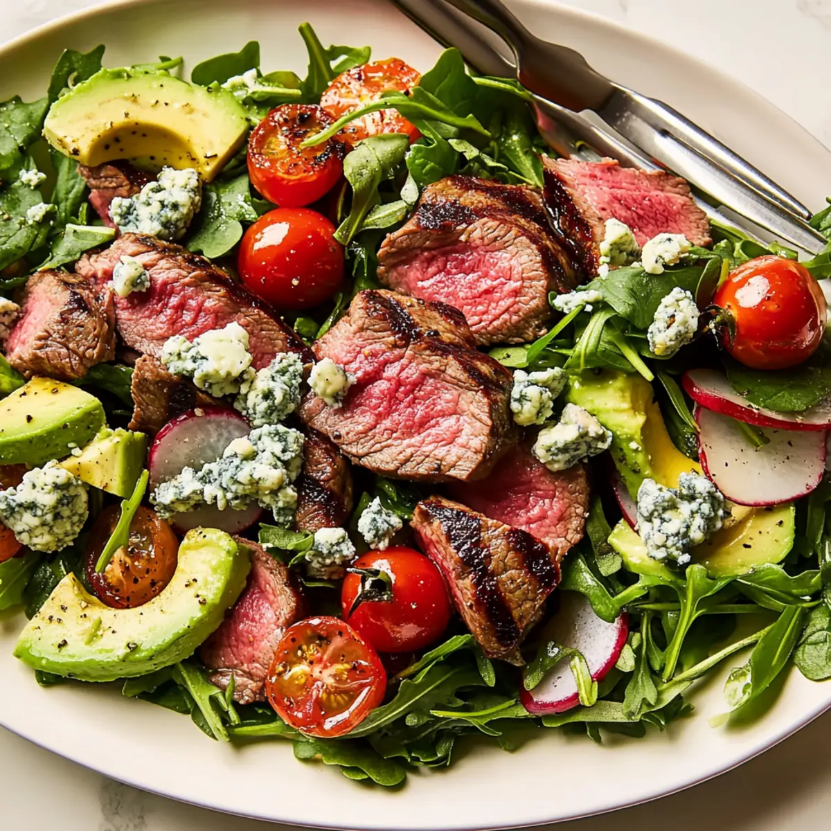 Grilled Steak Salad Perfect for Summer Nights at Home