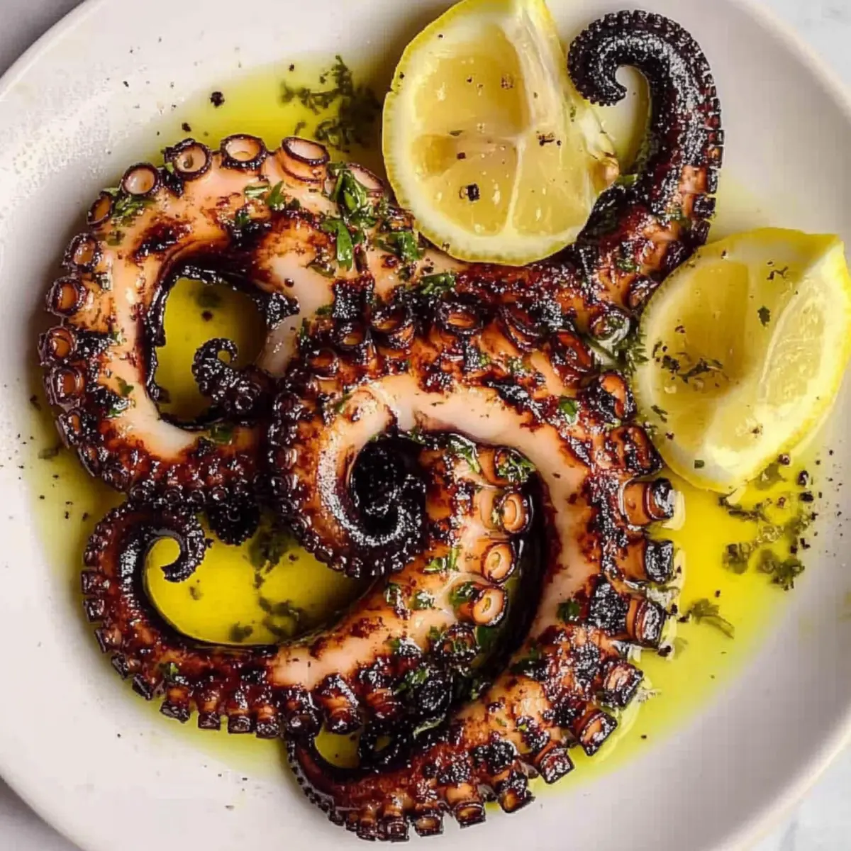 Grilled Octopus Greek-Style: Tender & Smoky Delight