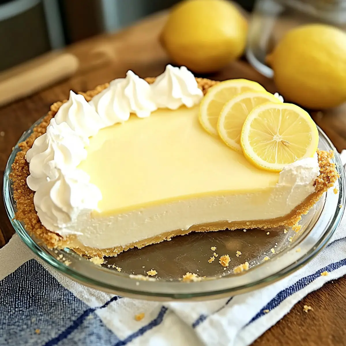 Creamy Lemon Cream Pie: Your Easy No-Bake Delight