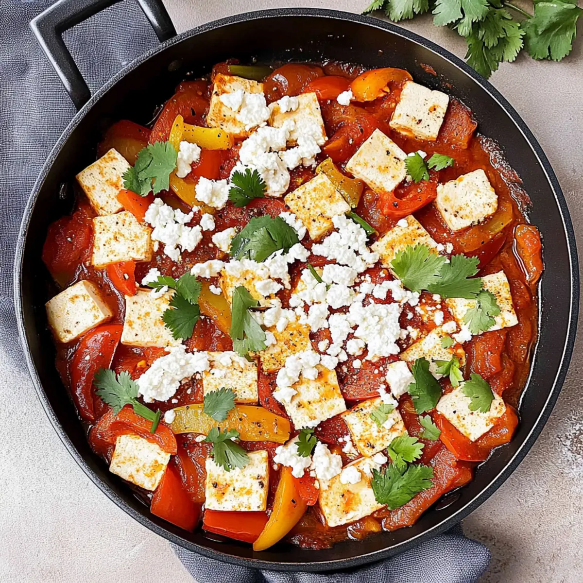 Savory Vegan Shakshuka: Quick & Easy One-Pan Wonder