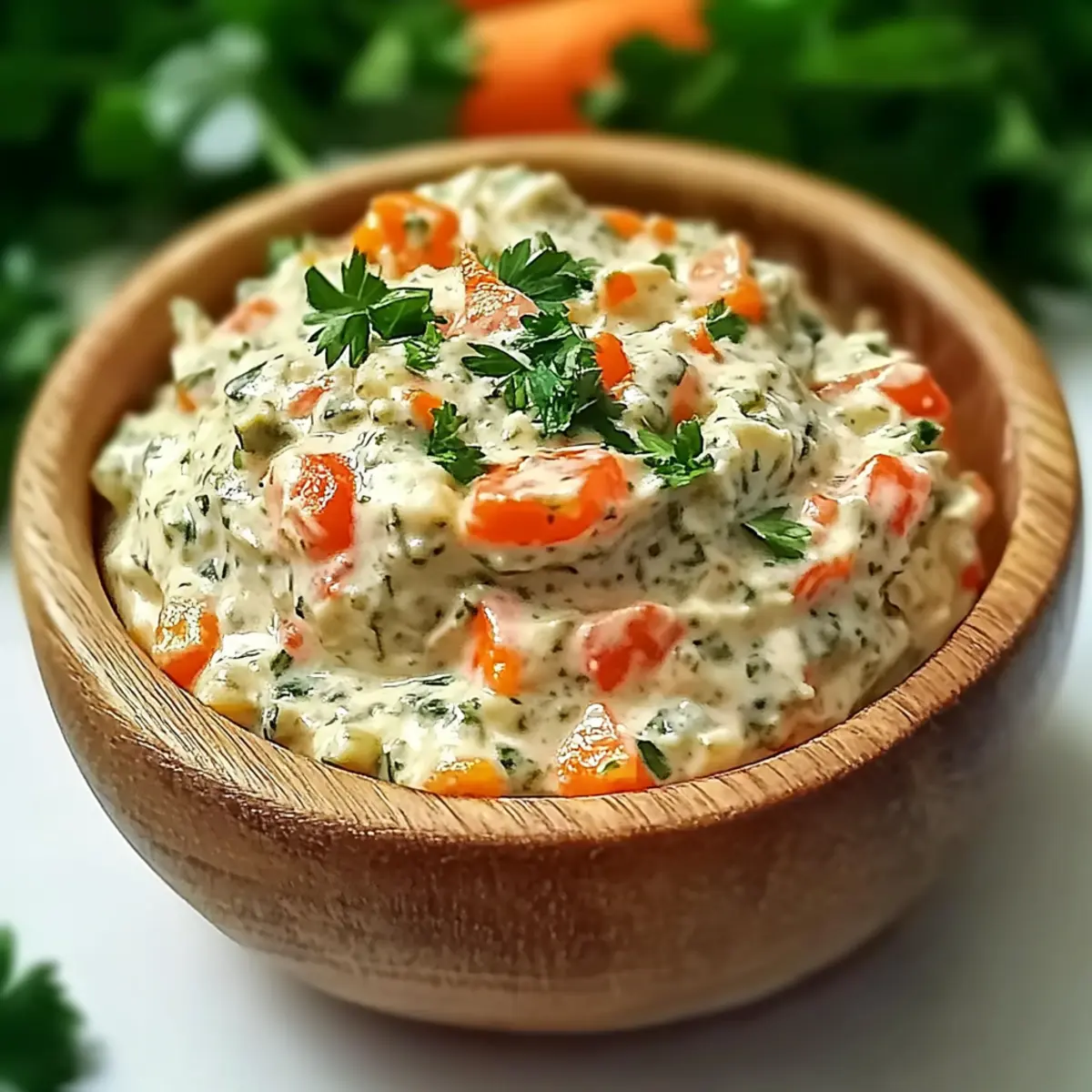 Creamy Garden Veggie Spread: Wholesome Flavor in Every Bite