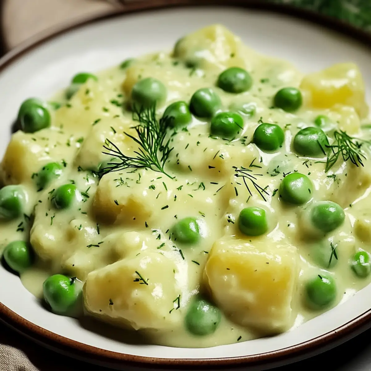 Creamed Peas and Potatoes: A Cozy, Creamy Delight
