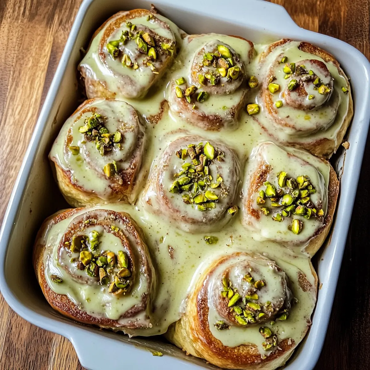Savor Pistachio Cream Cinnamon Rolls for a Cozy Morning Treat