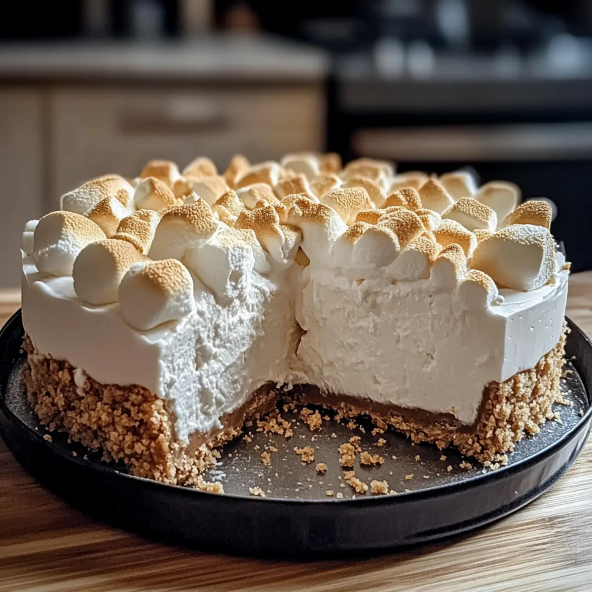 Irresistible No-Bake Marshmallow Cheesecake for Sweet Moments