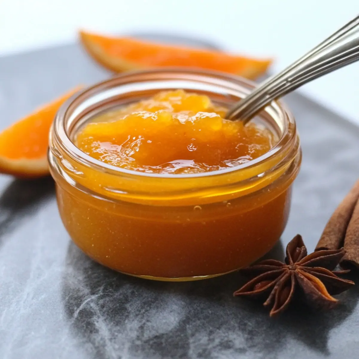 Delicious Orange Jam with Warm Spices for Cozy Mornings